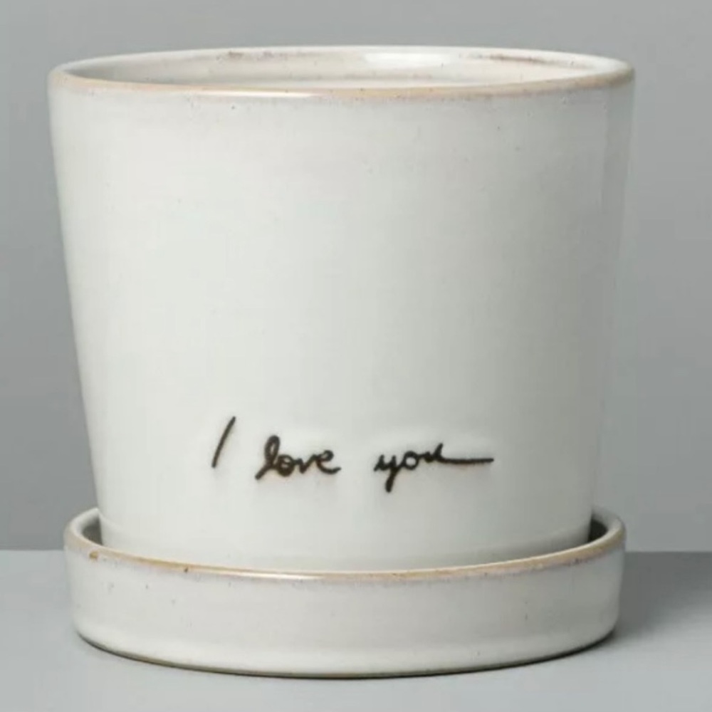 Hearth & Hand “I Love You” Planter